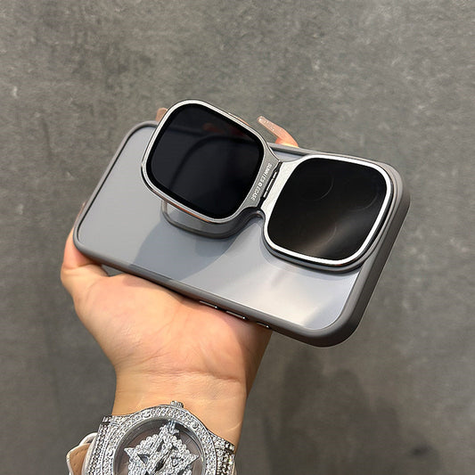 Shetchix Sunglasses lens cover invisible bracket high permeability phone case for Apple